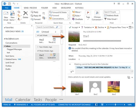 How To Add Or Change The Profile Pictureavatar In Outlook