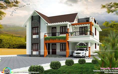 Indian house plans for 750 sq ft. 1800 sq-ft 2 floor house plan | Indian house exterior ...