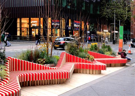 Wmbstudio Installs Bench Micropark On Busy London Street