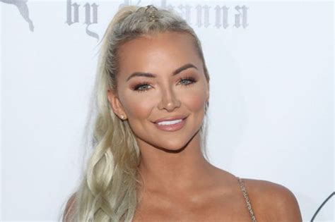 lindsey pelas unloads bulging cleavage in plunging minidress daily star