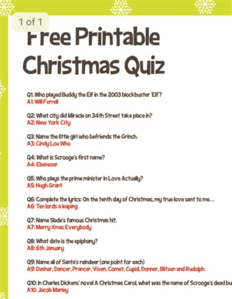 Pin By Elizabeth Duggins On Christmas Questions Printable Christmas