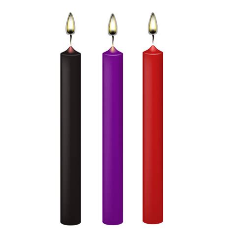 Sensual Low Temperature Bdsm Wax Candles 3 Candles
