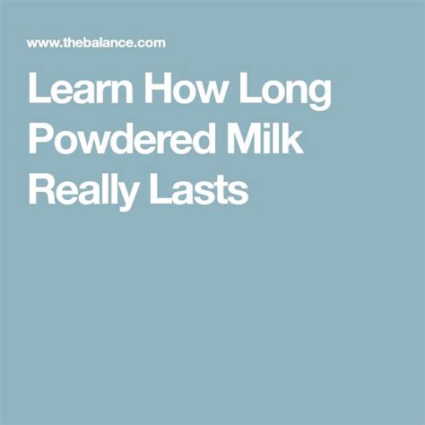 Does Powdered Milk Ever Really Go Bad Powdered Milk Milk How To