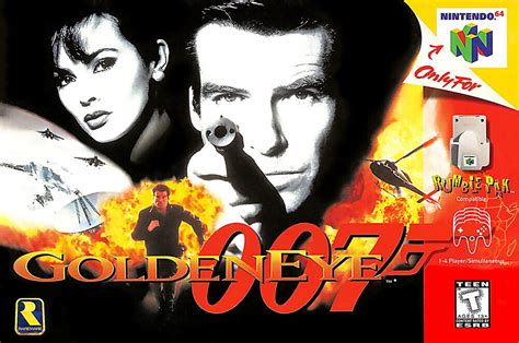 007 Goldeneye Nintendo 64 N64 Box Art Premium Poster Made In Usa