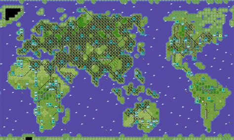 The Best Games Ever Sid Meiers Civilization Huge Map Of All Cities