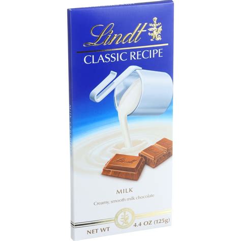 Lindt Chocolate Bar Milk Chocolate 31 Percent Cocoa Classic