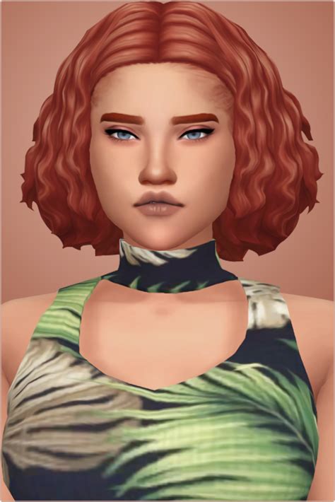 Sims 4 Curly Hair Cc Maxis Match Happy Living