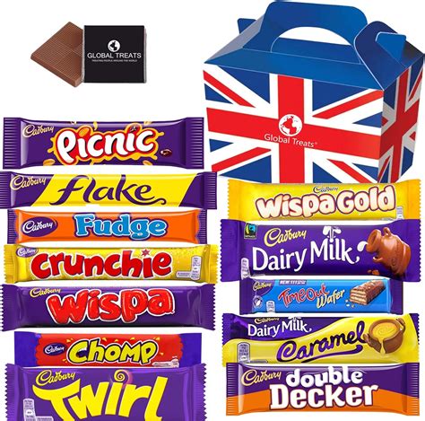 Cadbury Chocolate T Pack Large 12 Full Size Chocolate Bars Of