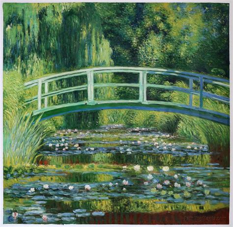 The Water Lily Pond 1899 Claude Monet Hand Painted Oil Etsy