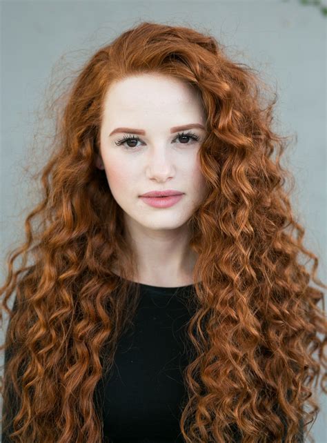 Divide your hair into sections and work the conditioner into your hair thoroughly, using your fingers to separate your curls and work the product in. Riverdale's Madelaine Petsch Rocks Curly Red Hair For New ...