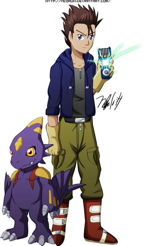 Akiyama Ryou Xros Wars Style Digimon Tamers Digimon Digimon Adventure