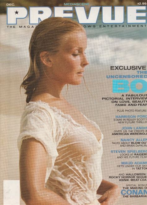 Prevue Magazine Nov Dec 1981 Bo Derek Cover The Uncensored Bo EBay