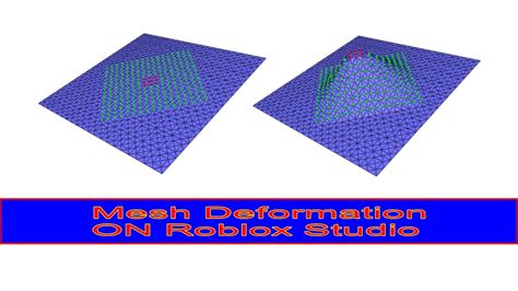 Mesh Deformation Tutorial On Roblox Studio Youtube