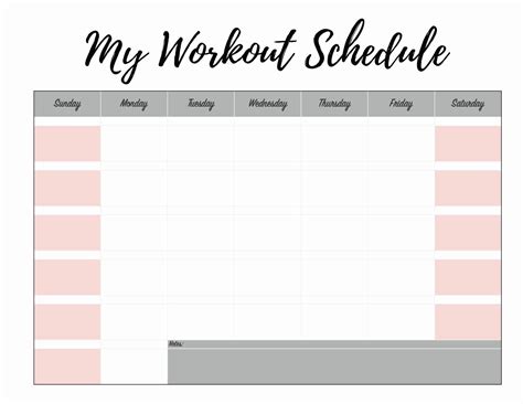 Weekly Planner Template Schedule Aesthetic Liliana Ashton