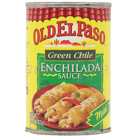 Old El Paso Green Chile Enchilada Sauce Mild 10oz More Mexican Sauces Mexican Condiment