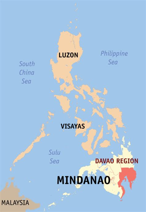 Mapa Ng Davao Region