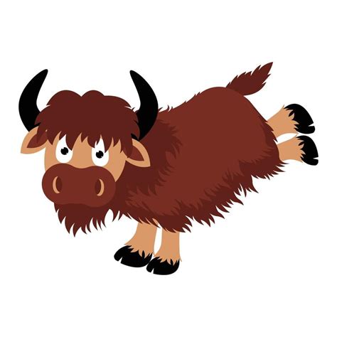 Cute Yak Animal Cartoon Graphic 17647592 Vector Art At Vecteezy