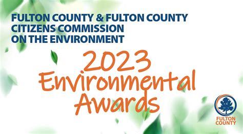 Fulton County Commissioners Honor 2023 Environmental Award Winners