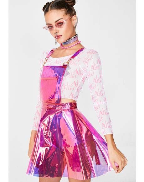 Club Exx Space Gurl Hologram Overall Dress Dolls Kill Girls Fashion