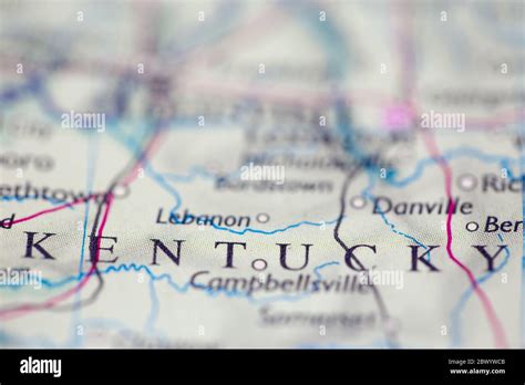 Political Map Of Kentucky Fotografías E Imágenes De Alta Resolución Alamy