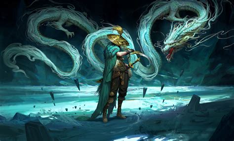 Mythic Dragon Warrior By 鹿 野