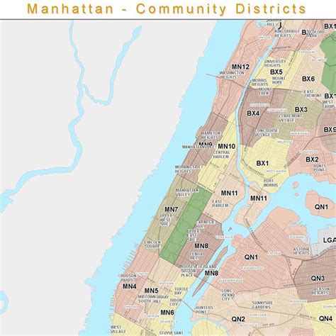 New York City Zip Code Map Mary W Tinsley
