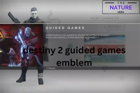 Destiny 2 Guided Games Emblem Available Sets The Nature Hero