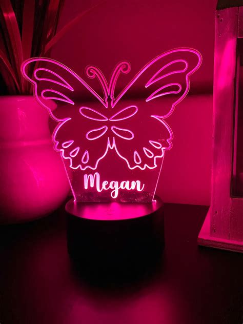 Personalized Kids Night Light Led Night Light Custom Etsy