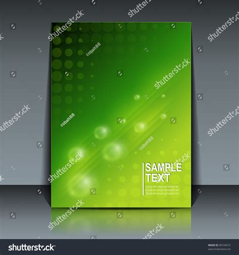 Green Flyer Design Vector Background 90104572 Shutterstock