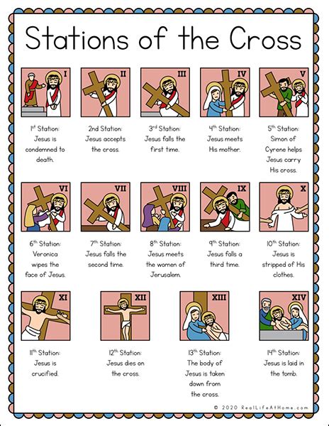 Illustrated Stations Of The Cross Guide Packet