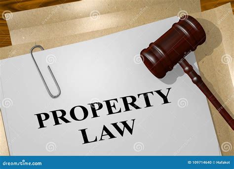 Property Law Concept Stock Illustration Illustration Of Business