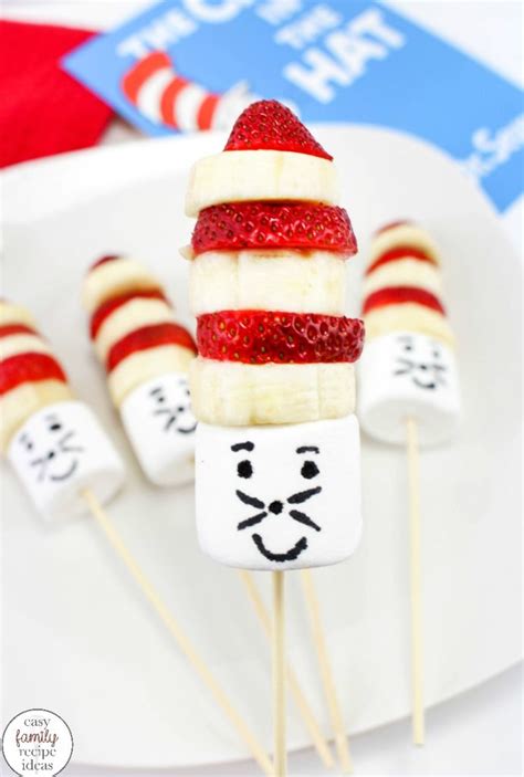 Dr Seuss Snacks The Cat In The Hat Food Ideas