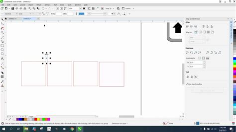 Corel Draw Tips Tricks Align And Distribute More Info Part Spacing