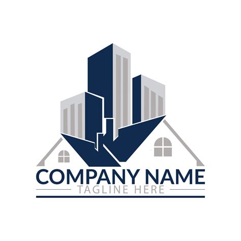 House Building Logo Design Real Estate Building And Construction