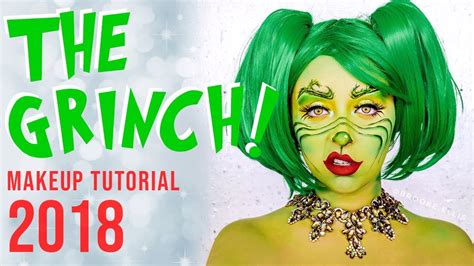 The Grinch Makeup Tutorial💚 Day 14 💚 Beeluxury🎄 Youtube