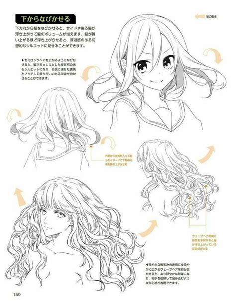Drawing Hair Tutorial Manga Tutorial Manga Drawing Tutorials Drawing