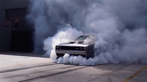 Dodge Hellcat Burnout Compilation Youtube