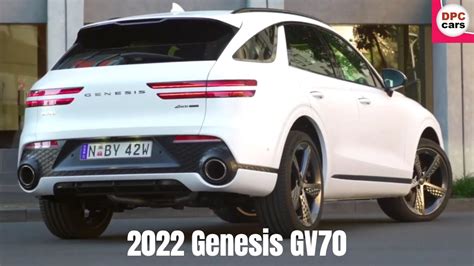 2022 Genesis Gv70 Suv In White Youtube