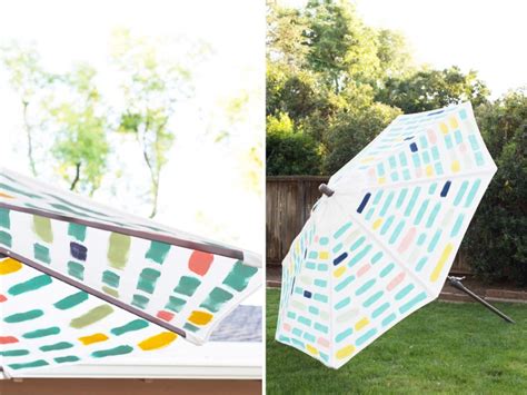 These patio umbrella reviews are each very different from the next. DIY Painted Pattern Patio Umbrella » Lovely Indeed