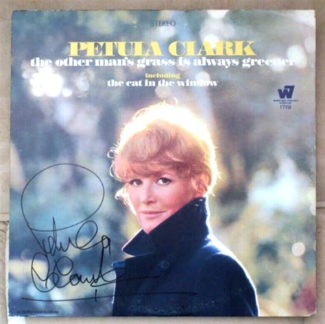 The Other Mans Grass Is Always Greener Album Signed By Petula Clark