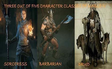 Diablo 4 Characters Tewsartists