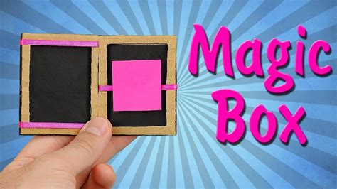 How To Make Magic Box From Cardboard Youtube