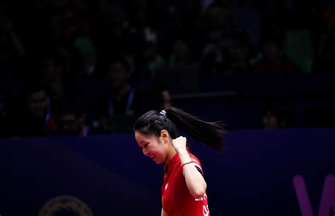 Wildcard Lily Zhang Makes Upsets To Reach Ittf Women S World Cup Semis Xinhua English News Cn