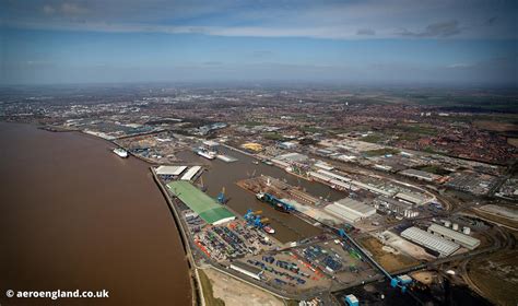Aeroengland Aerial Photograph Of The Port Of Hull Docks In Kingston
