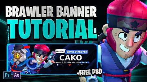 Bedava Banner Photoshop Template Pack Brawl Stars ️🌟 Youtube