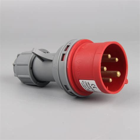 Industrial Plug And Socket 345 Pole 63a 125a Ip67 Wall Mounted Socket