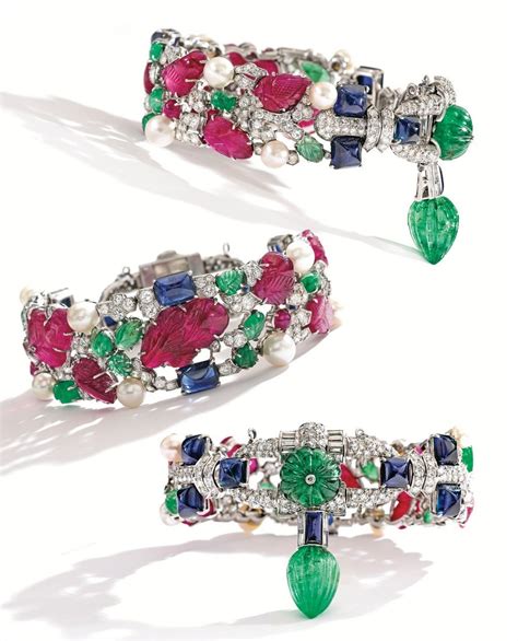 A Unique ‘tutti Frutti Cartier Bracelet In Sothebys Magnificent