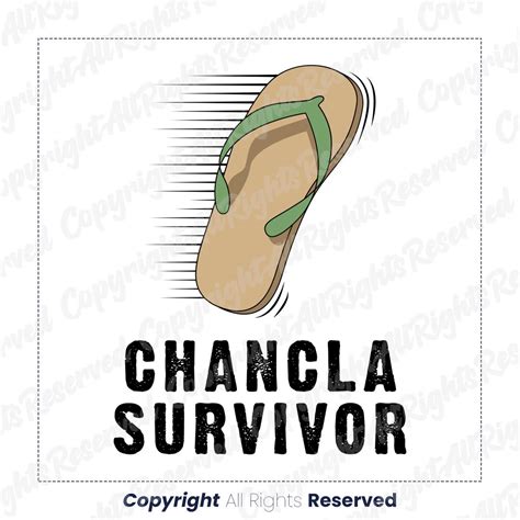 Chancla Svg Chancla Png Chancla Survivor Svg Chancla Survivor Png