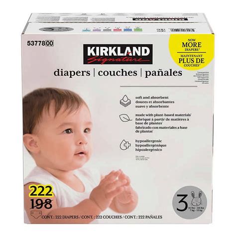Kirkland Signature Supreme Diapers Size 3 198 Count Walmart Com