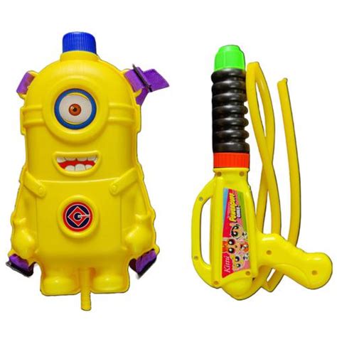 Buy House Of Festivals Holi Color Pichkariwater Gun Minion Shape With